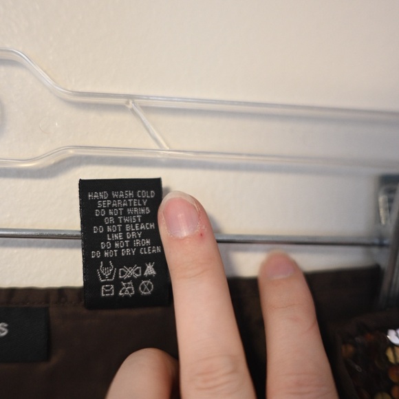 Vintage Express Y2K Sequin Mini Skirt - Copper & Gold Womens Size 1/2 NWOT - Picture 6 of 11